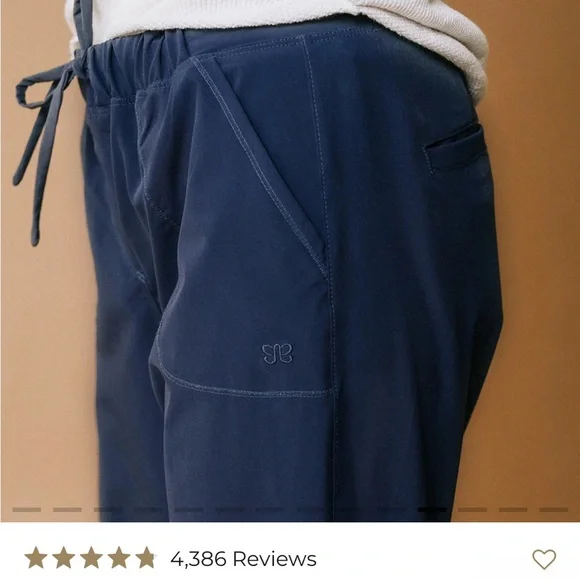 Albion Fit Navy/Denim Blue Jetsetters Joggers NWOT - Picture 7 of 9